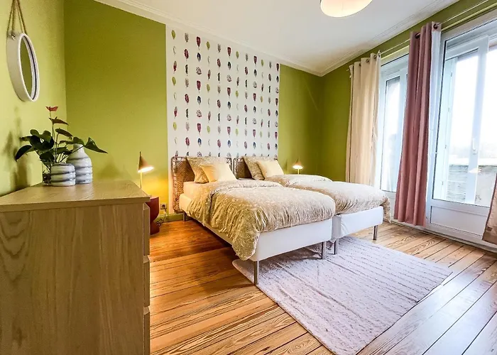 Le Maginot - Magnifique De 75m2 - Deux - 4 Lits Simple -position Centre Ville, Pompidou, Nouvelle - 2 A 4 Personnes Appartement *